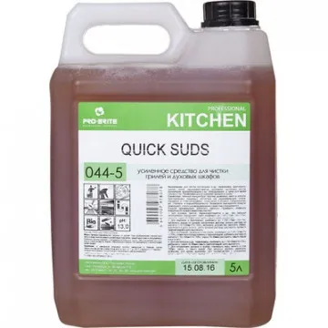 Средство для чистки плит, духовок, грилей от жира/нагара 5 л, PRO-BRITE QUICK SUDS, концентрат, 78078, 044-5