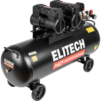 Компрессор безмасляный малошумный Elitech ACF 500-100S (E0501.004.00) 213684