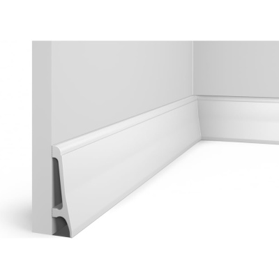 Плинтус Cosca Decor px018, 80x20х2000 мм, экополимер