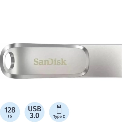 Флеш-память 128GB SanDisk Ultra DualDriveLuxe USB3.2-USB-C(SDDDC4-128G-G46)