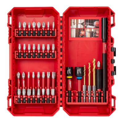 Набор бит SHOCKWAVE 40 предметов GEN III Milwaukee