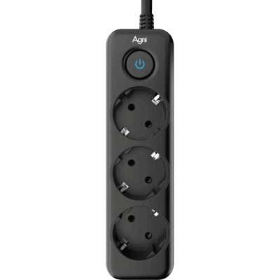 Сетевой фильтр AGNI 3/3м,черный(TP-FD3E-3m-black)