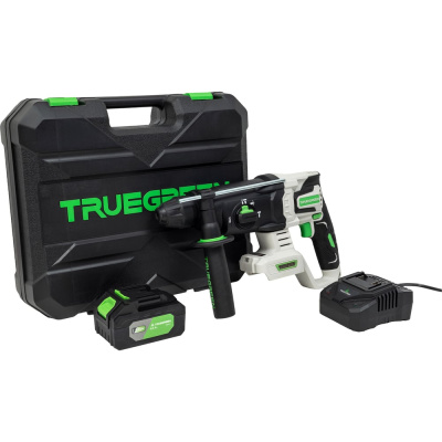 Аккумуляторная ударная дрель (перфоратор) 20 В с АКБ и ЗУ TRUEGREEN