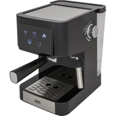 Кофеварка рожковая JVC сенсорная jvc JK-CF40 black, 950 Вт, 20 бар