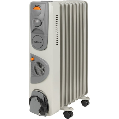 Масляный обогреватель TDM ELECTRIC МО-9ТВ, 2000 Вт, 9 секций, вентилятор, регулировка мощности