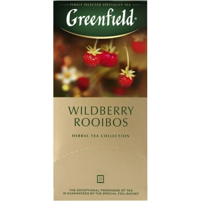Чай Greenfield Wildberry Rooibos трав, 25пак,1007979