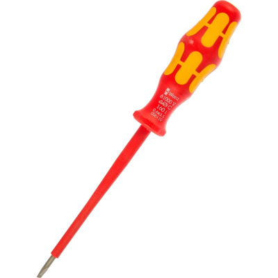 Отвёртка 1000 V 160I 0,6 х 3,5 х 100 мм Wera