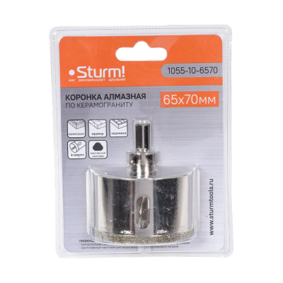 Алмазная коронка Sturm 1055-10-6570