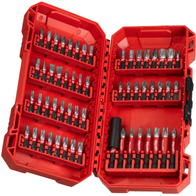 Набор бит SHOCKWAVE GEN III 56 предметов в пластиковом кейсе Milwaukee