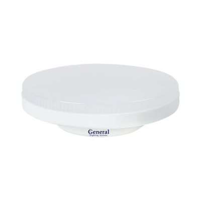 Светодиодная лампа General Lighting Systems 12Вт, цоколь GX53, 230В, GLDEN-GX53-12-230-GX53-Blue, синий свет