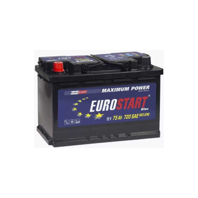 Аккумуляторная батарея EUROSTART Blue 75Ah L+ EB751