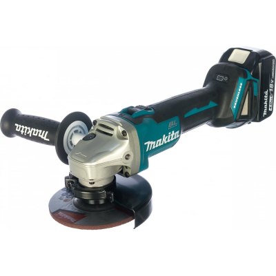 Угловая шлифмашина Makita LXT DGA506RME - мощный инструмент, который