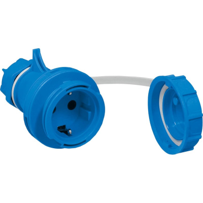 Кабельная переносная розетка TP Electric синий 16a/240в/2p+e/ip68