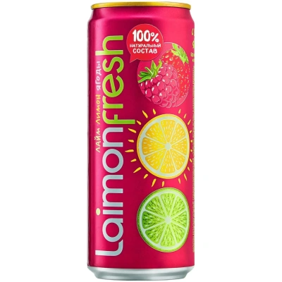 Напиток Laimon Fresh Berries, газ ж/б 0,33л