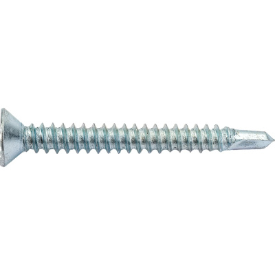 Саморез ZAMETAL 4,2х38 со сверлом и потайной головкой, DIN 7504Р, оц., 500 шт