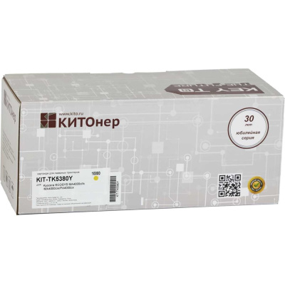 Картридж КИТОнер TK-5380Y, TK-5380Y, желтый, 10000 страниц, Kyocera ECOSYS