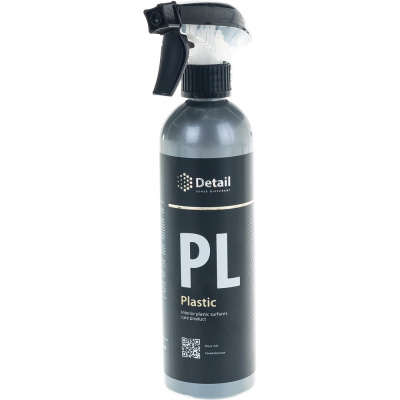 Полироль пластика 500мл Detail PL Plastic DT-0112 придаёт поверхности матовый натуральный вид