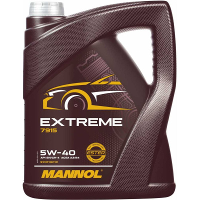Синтетическое моторное масло MANNOL EXTREME 5W40