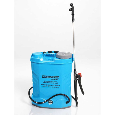 Аккумуляторный опрыскиватель PROKRESSPOWER 12 литров 12V 8,0Ач Prokress Power Фазенда ОЭ-12 л