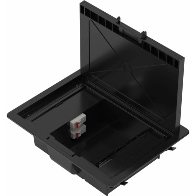 Напольный лючок DKC RAL 9005 12 модулей, черный