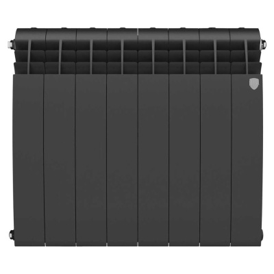 Радиатор биметаллический ROYAL THERMO BILINER B 500 черный, 8 секц.