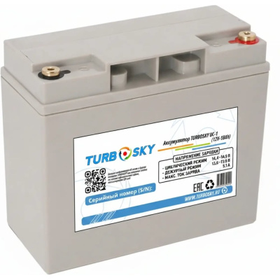 Аккумулятор (12V 17 A*h) Turbosky UC-1