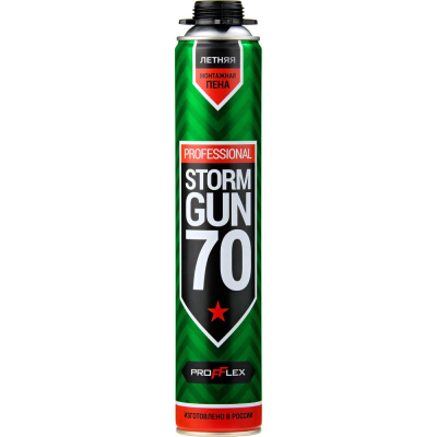 Пена пистолетная монтажная PROFFLEX Storm Gun 70 л 850 мл