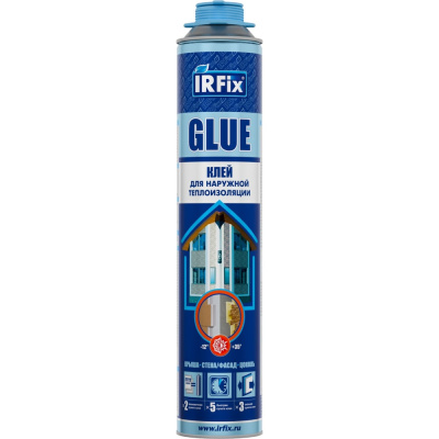Профессиональный полиуретановый монтажный клей-пена IRFIX Glue Prof — это современное решение для быстрой