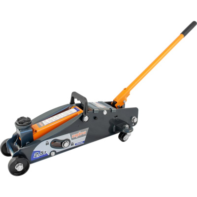 Подкатной домкрат с фиксатором в кейсе Ombra OHT225C 2.5 т 140-387 мм