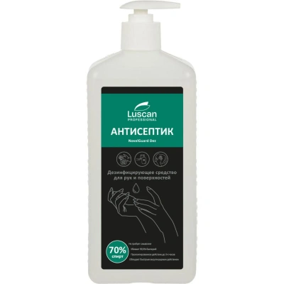Профхим антисептик спирт,гель д/дез.рук Luscan Prof/NovelGuard Dez,1л_помп