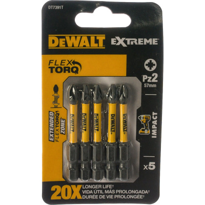 Ударные биты Dewalt DT7391T IMPACT Torsion