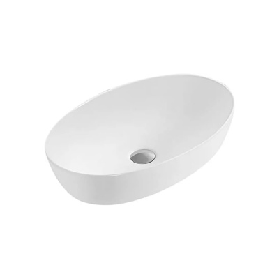 Накладной умывальник чаша Ceramicanova Element овальная, 610х410х150 мм