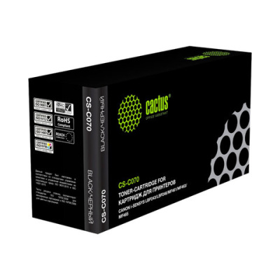 Картридж лазерный CACTUS CS-C070 070 черный 3000 страниц для Canon i-SENSYS