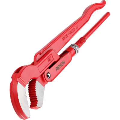 Трубный рычажный ключ REKON с S-образными губками 1-1/2", CrV