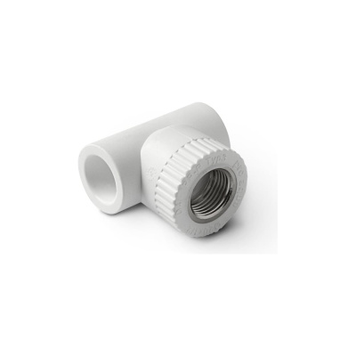Комбинированный тройник PRO AQUA PP-R ВР белый 20 мм 1/2"
