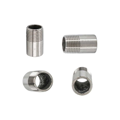 Ниппель NEWKEY приварной нержавеющий, AISI316 DN15 (1/2), (CF8M), PN16, набор 4 шт