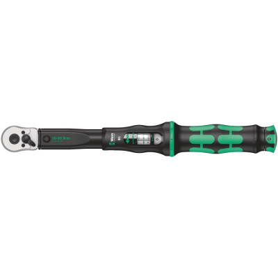 Динамометрический ключ с трещоткой WERA Click-Torque B 1 3/8, 10-50 Нм, L-360 мм