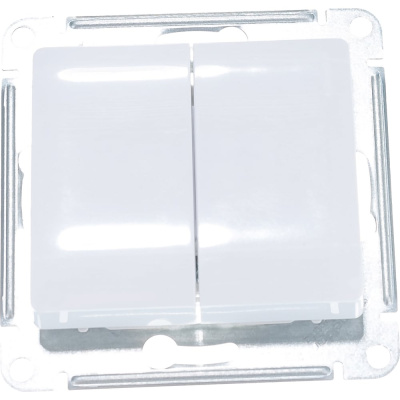 Двухклавишный механизм переключателя Systeme Electric Glossa GSL000165