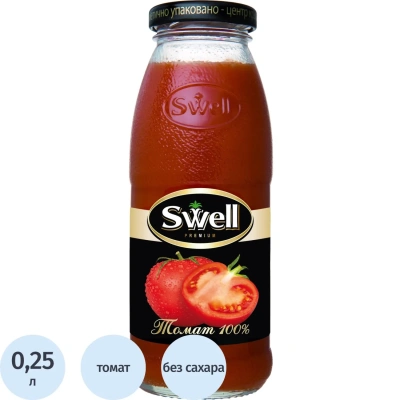 Сок Swell Томат с мякотью, стекло 0,25л