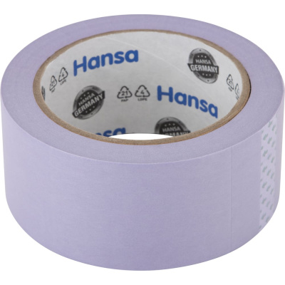 Малярная лента HANSA Professional из японской рисовой бумаги для деликатных поверхностей, фиолетовая, 48 мм 50 м