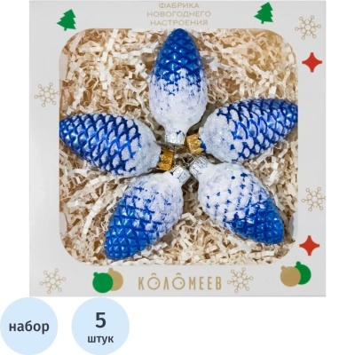 Набор игрушек Шишки 4, из 5 фигурок, в подарочной упаковке, НФ-2313