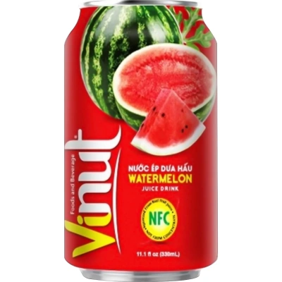 Напиток Vinut Watermelon Juice, сокосодержащий, негаз ж/б 0,33л