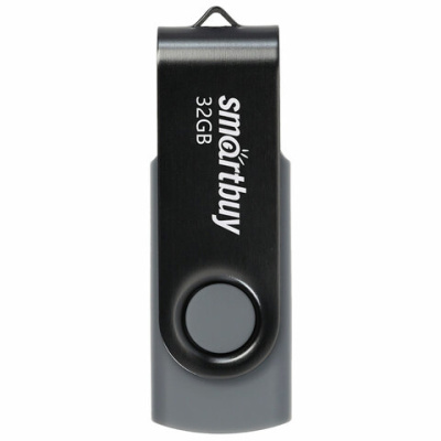 Флеш-память SmartBuy UFD 2.0 032GB Twist Black (SB032GB2TWK)