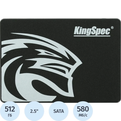 SSD накопитель Kingspec SATA-III 512GB 2.5(P3-512)