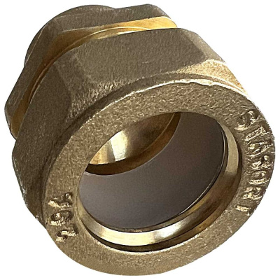 Муфта внутренняя STACORT SF20x3/4''MR (мама)-для гофрированной трубы 20А из нержавеющей стали