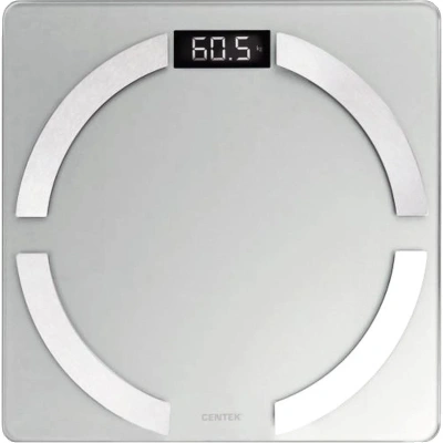Весы напольные Centek CT-2425 Gray электронные 150кг, 0,1кг, LCD, 10 прогр