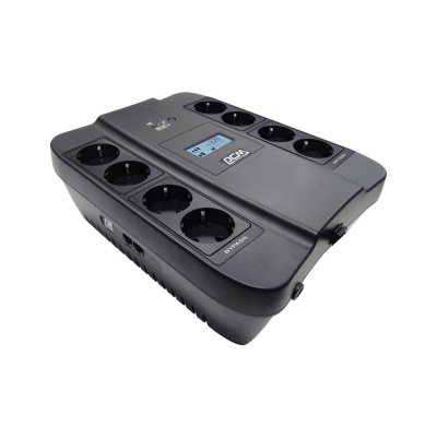 Источник бесперебойного питания Powercom SPIDER, интерактивная, 900 ВА/540 Вт, Tower SPD-900U LCD