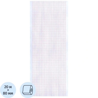 Лента тепл.регист.для ЭКГ 80х20х12(н.)HEART SCREEN/ЮКАРД К8020АК16, 3шт/уп