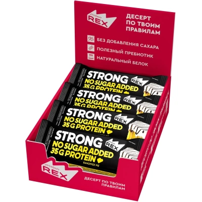 Батончик ProteinRex протеиновый STRONG Баноффи пай, 100гx12шт/уп