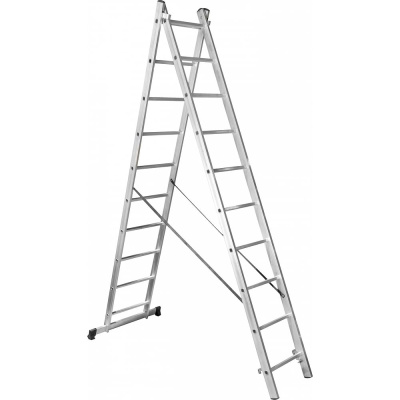 Лестница двухсекционная Gigant L-02 L-150-2x10